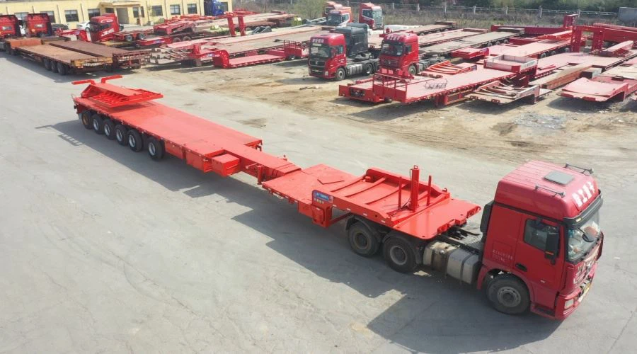 ونڈ ٹربائن بلیڈ ٹرانسپورٹ ٹریلر